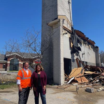 Mayor Kline & Carol Kilway