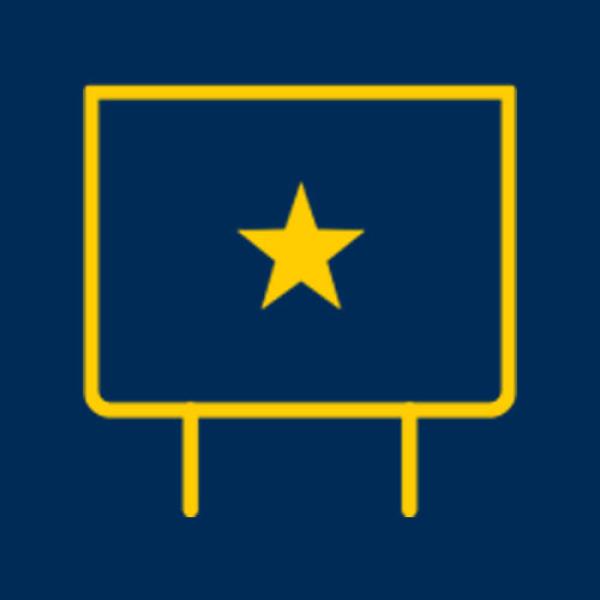 Yard Sign Icon